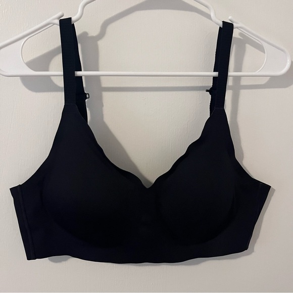 Member’s Mark Adjustable Bralette Bra Black Removable Pads Large - Picture 1 of 7